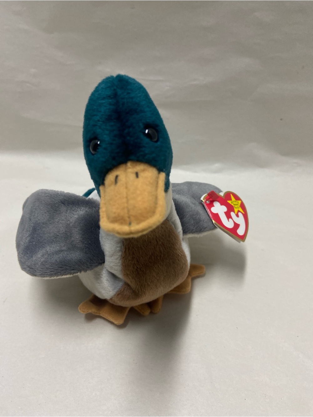 Ty Teal-Head Mallard Plush Duck Toy Jake